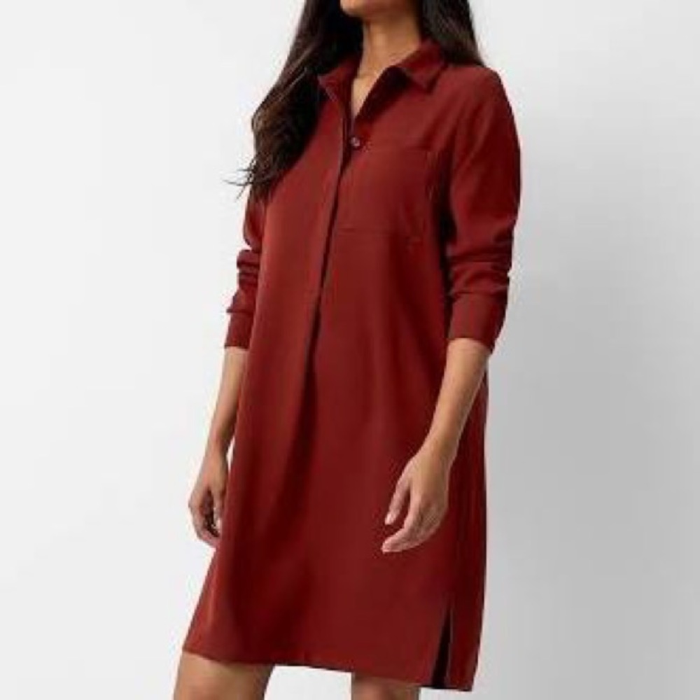 Frank and Oak Purple shirt dress - size L